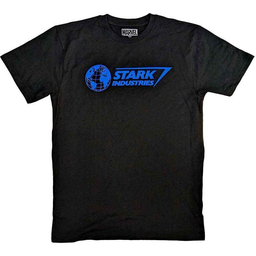 Marvel Comics Unisex T Shirt Iron Man Stark Industries Blue